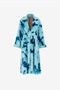 RC Tie-Dye Belted Coat TURCHESE RKF501-ZC001