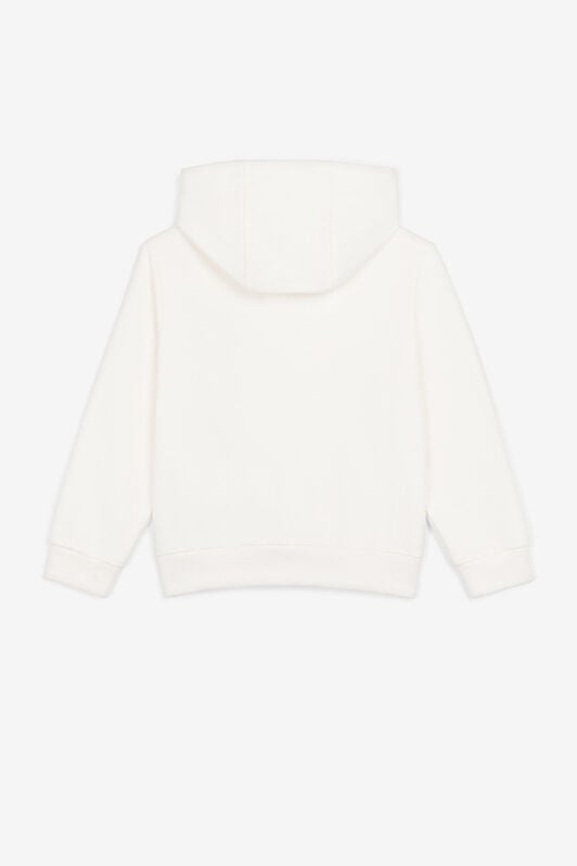 JU Logo-embroidered zipped hoodie JU Logo-embroidered zipped hoodie White OJT975-ISA2J