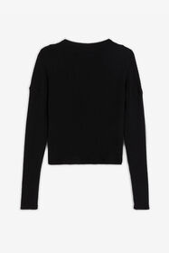 JU RC Monogram Sweater Black RJM003-WD005