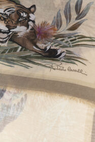 RC Stola Roberto Cavalli con stampa tiger SAND SYI00C-OBL57