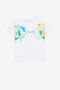 JU Logo-print short-sleeve T-shirt White QJT681-JV025