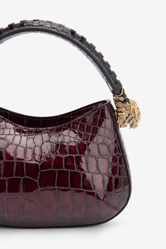 RC Sac Avec Logo Et Écailles De Crocodile Violet TWB002-PZE01