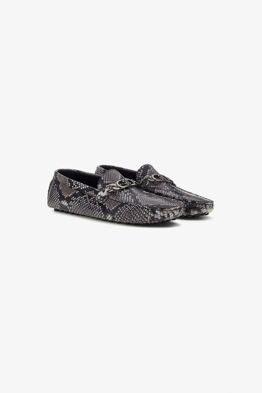 RC RC logo Mocassins Gris foncé SRS024-PZ181