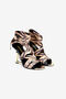JC Sandales À Talons Avec Imprimé Zèbre 716 MARZAPAN + 772 B UFS056-UF378