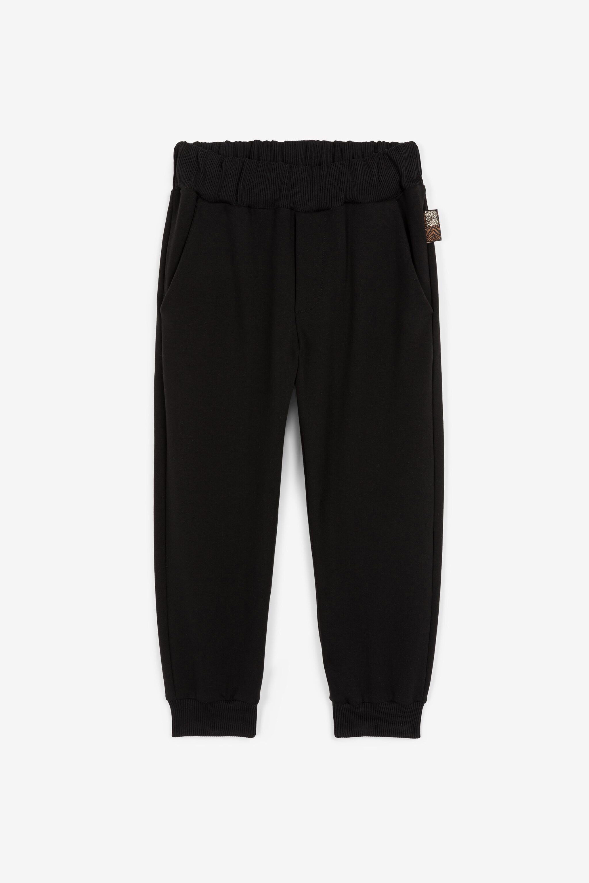 JU Animalier Patchwork-Print Appliqué Sweatpants JU Animalier Patchwork-Print Appliqué Sweatpants Black OJT272-ISA2J