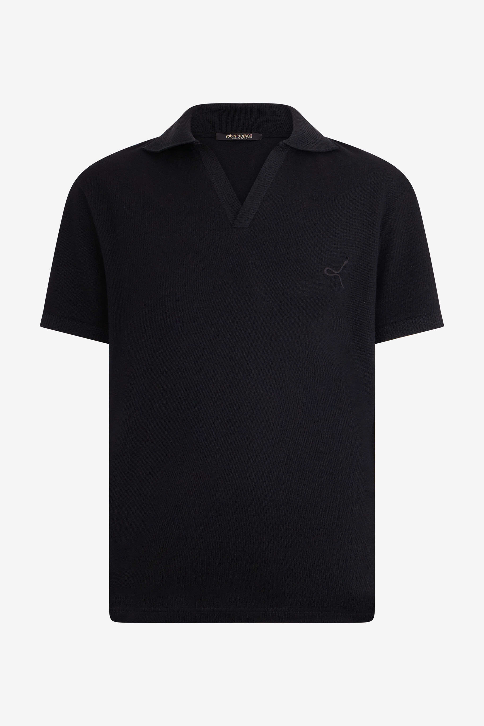 RC Polo Negro Con Cuello En V RC Polo Negro Con Cuello En V BLACK XNT64O-KB002
