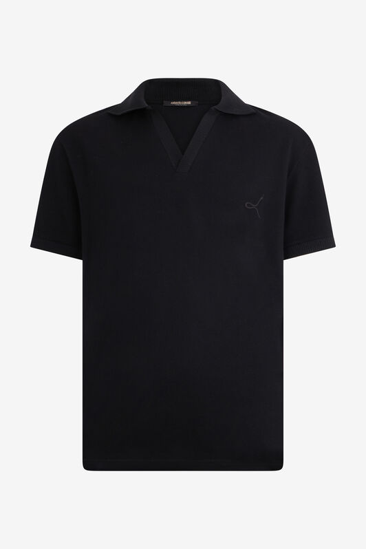 RC Polo Negro Con Cuello En V RC Polo Negro Con Cuello En V BLACK XNT64O-KB002