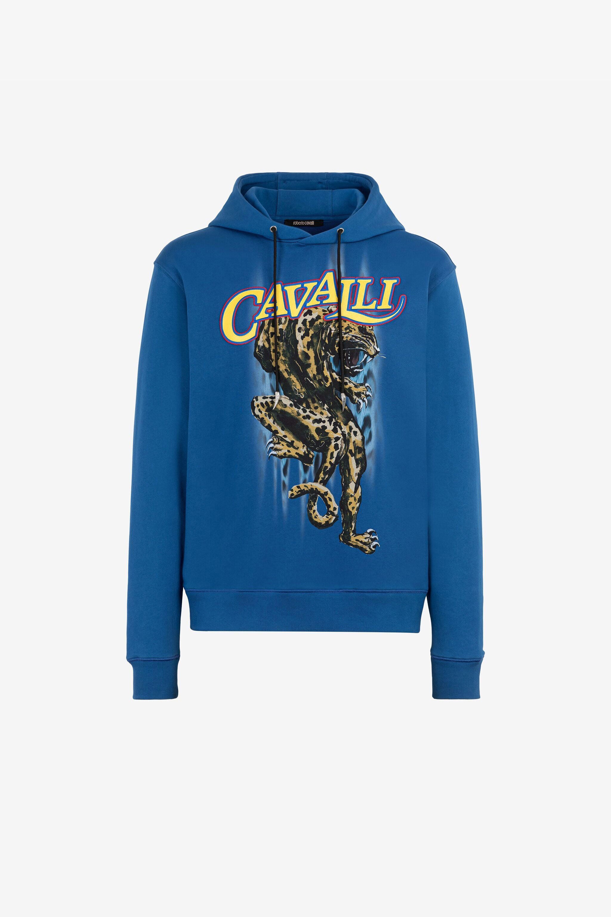 RC Logo-print hoodie RC Logo-print hoodie Blue QRT69G-CF050