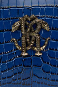 RC Borsa a Mano Blu Effetto Cocco BLUETTE QOB00D-PZO32