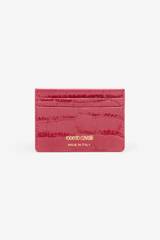 RC Crocodile Effect Card Holder ROSA ANTICO 112309 SKA004-PZ975