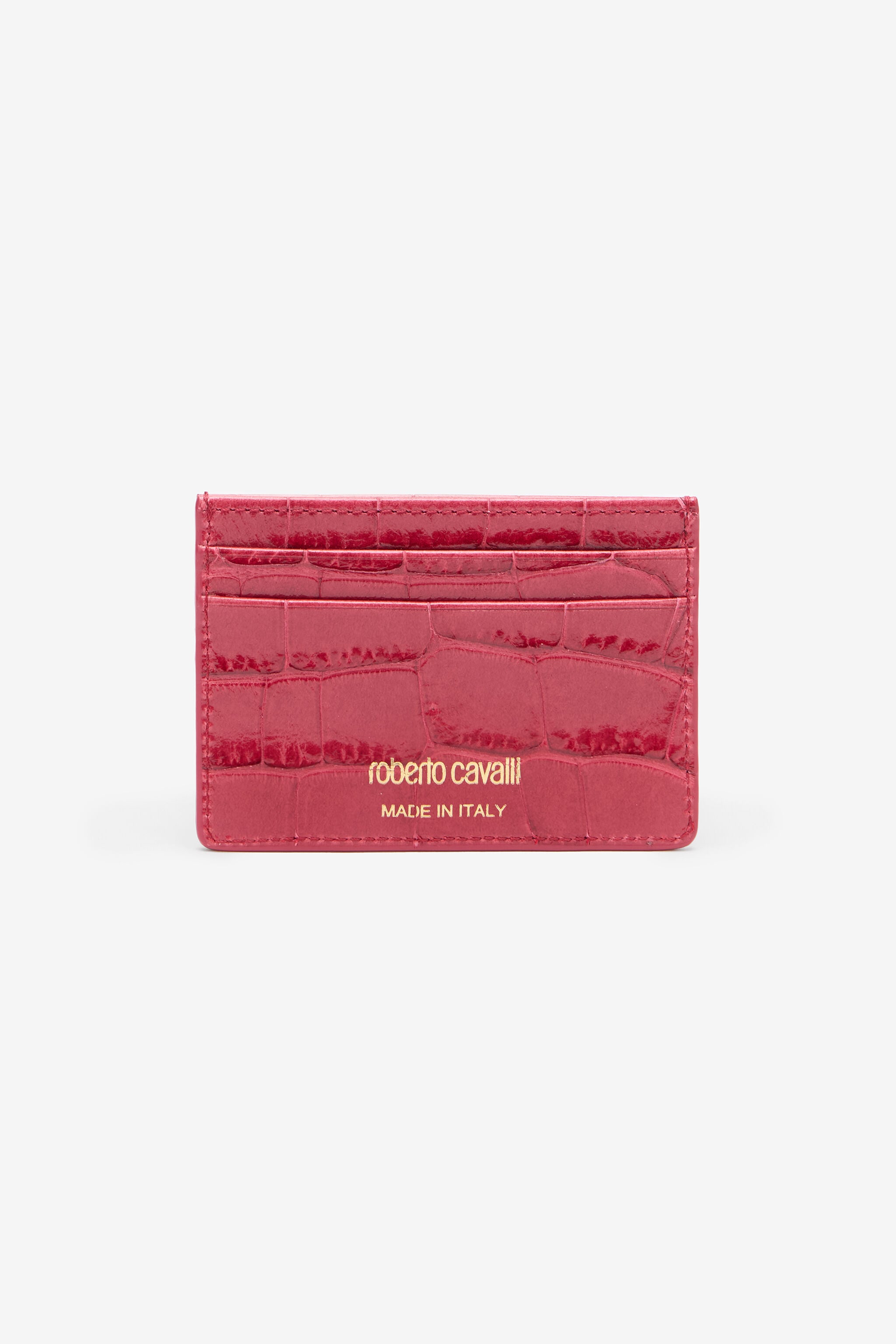 RC Crocodile Effect Card Holder ROSA ANTICO 112309 SKA004-PZ975