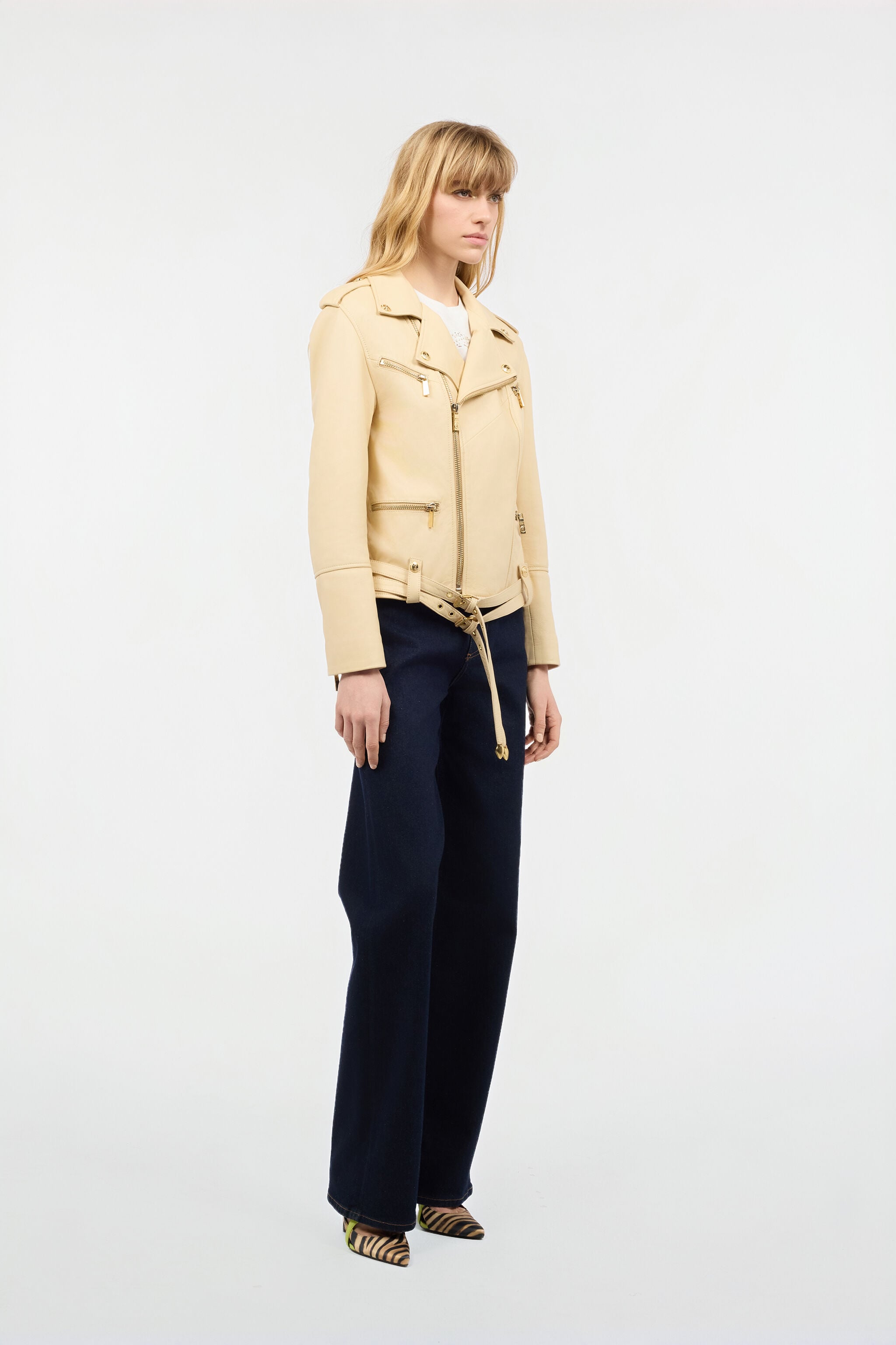 JC Jacket With Studded Logo JC Jacket With Studded Logo Light Brown UFP003-UF268