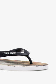 RC Ray of Gold Print Rubber Flip-Flops RC Ray of Gold Print Rubber Flip-Flops Gold SRS062-ABL63