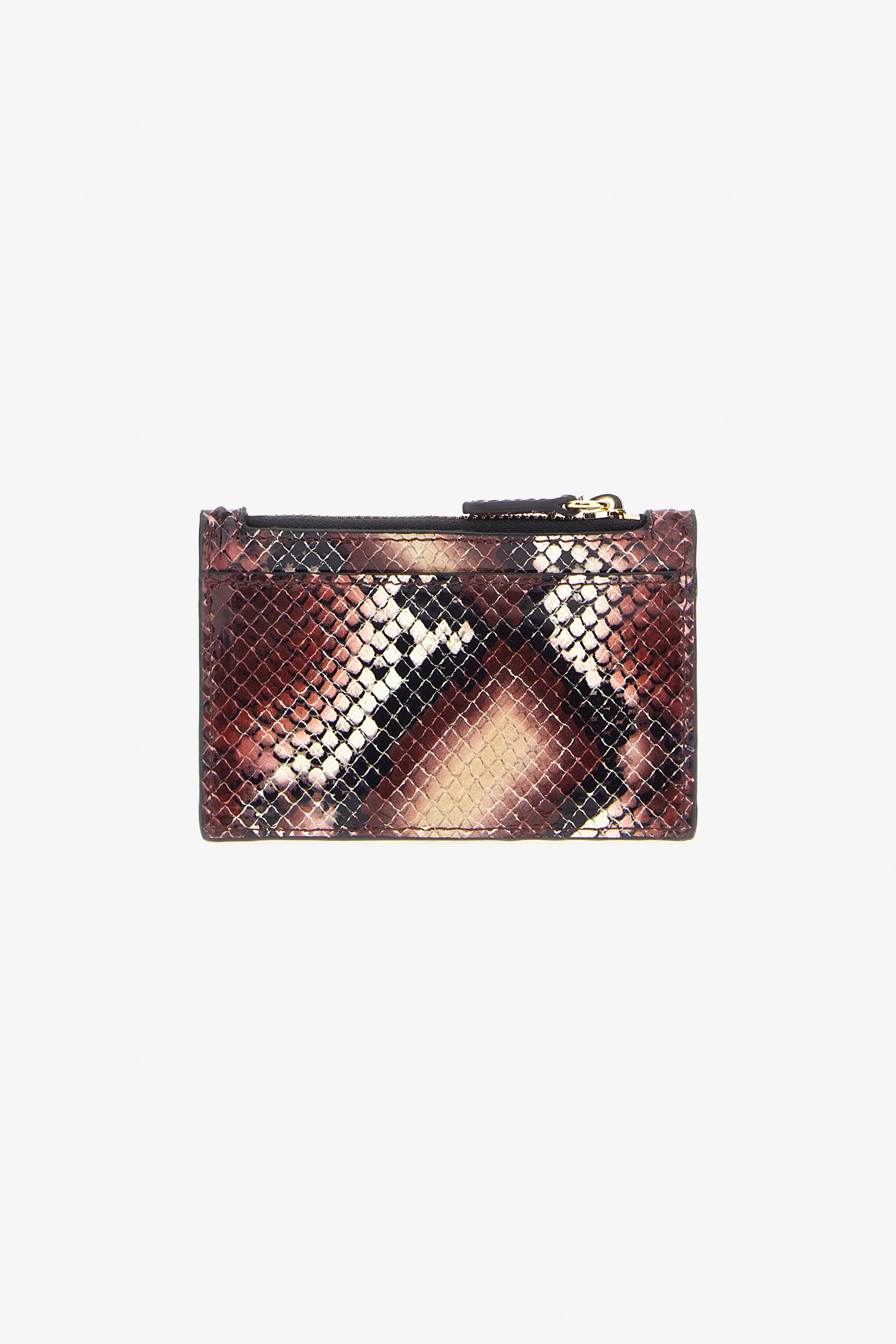 RC Logo-print leather card holder Purple TKA005-PZ02S