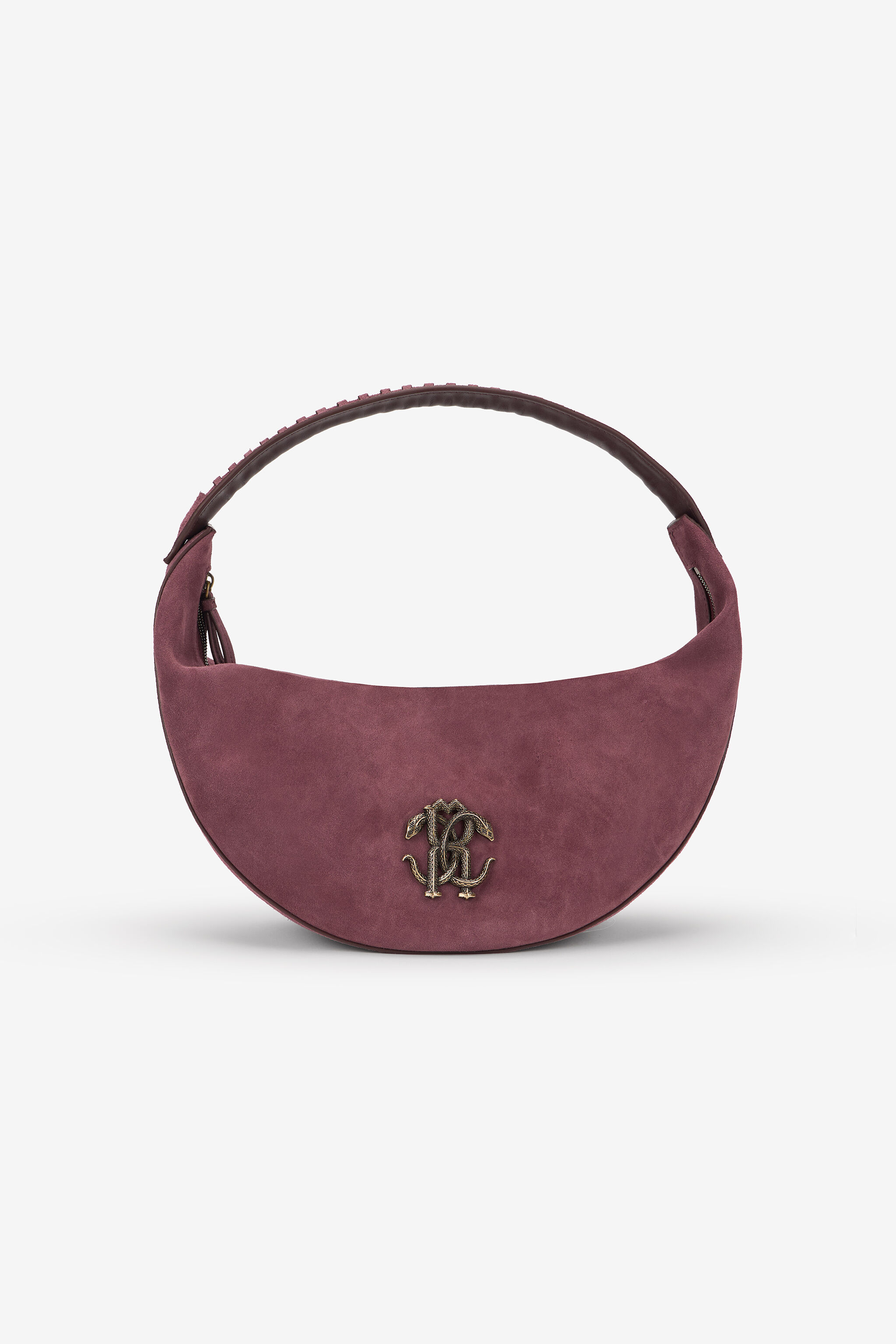 RC Burgundy Soft Shoulder Bag With RC Monogram RC Burgundy Soft Shoulder Bag With RC Monogram BURGUNDY TOB00B-PZ563