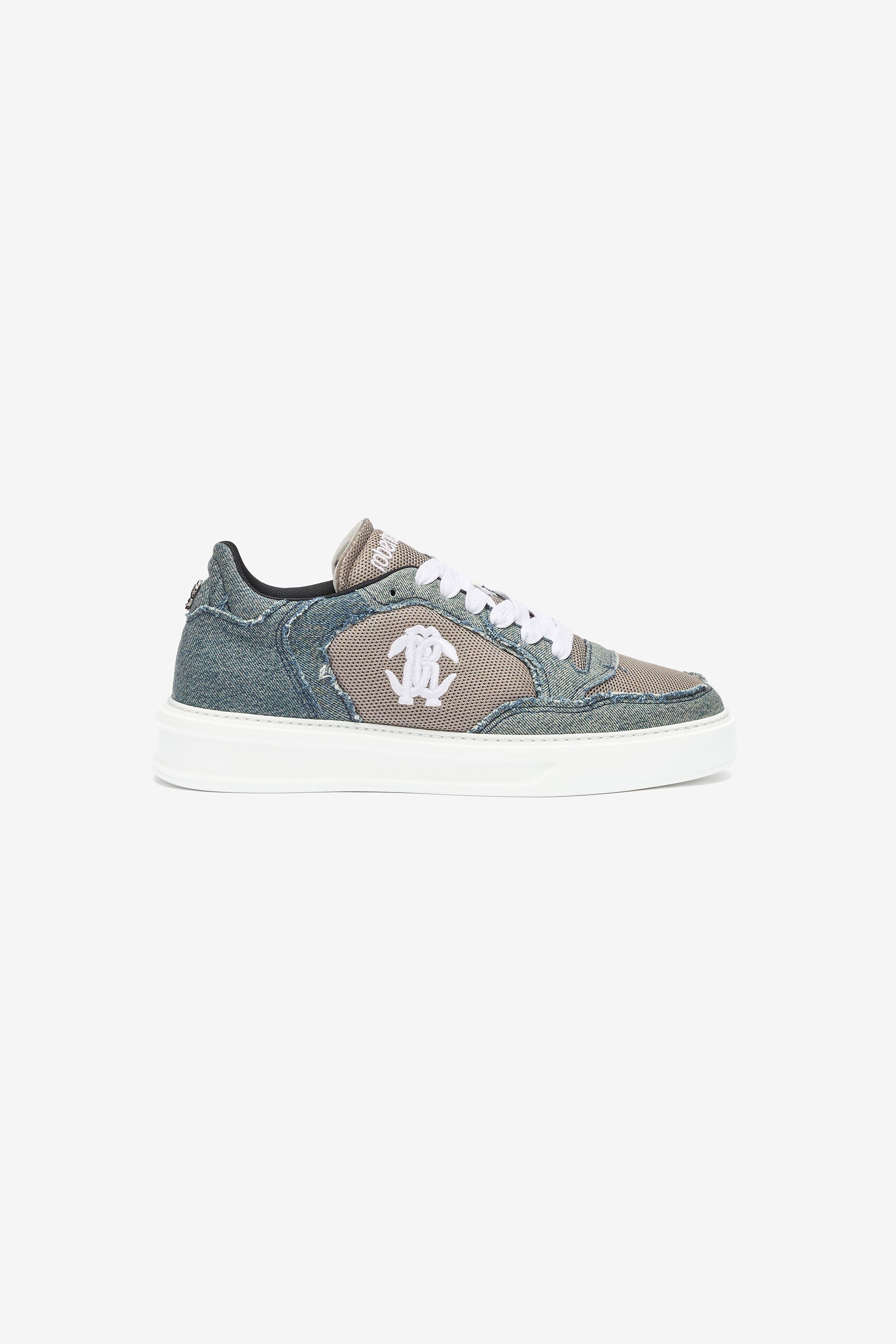 RC Denim And Mesh Sneakers RC Denim And Mesh Sneakers Gray URS076-DL001