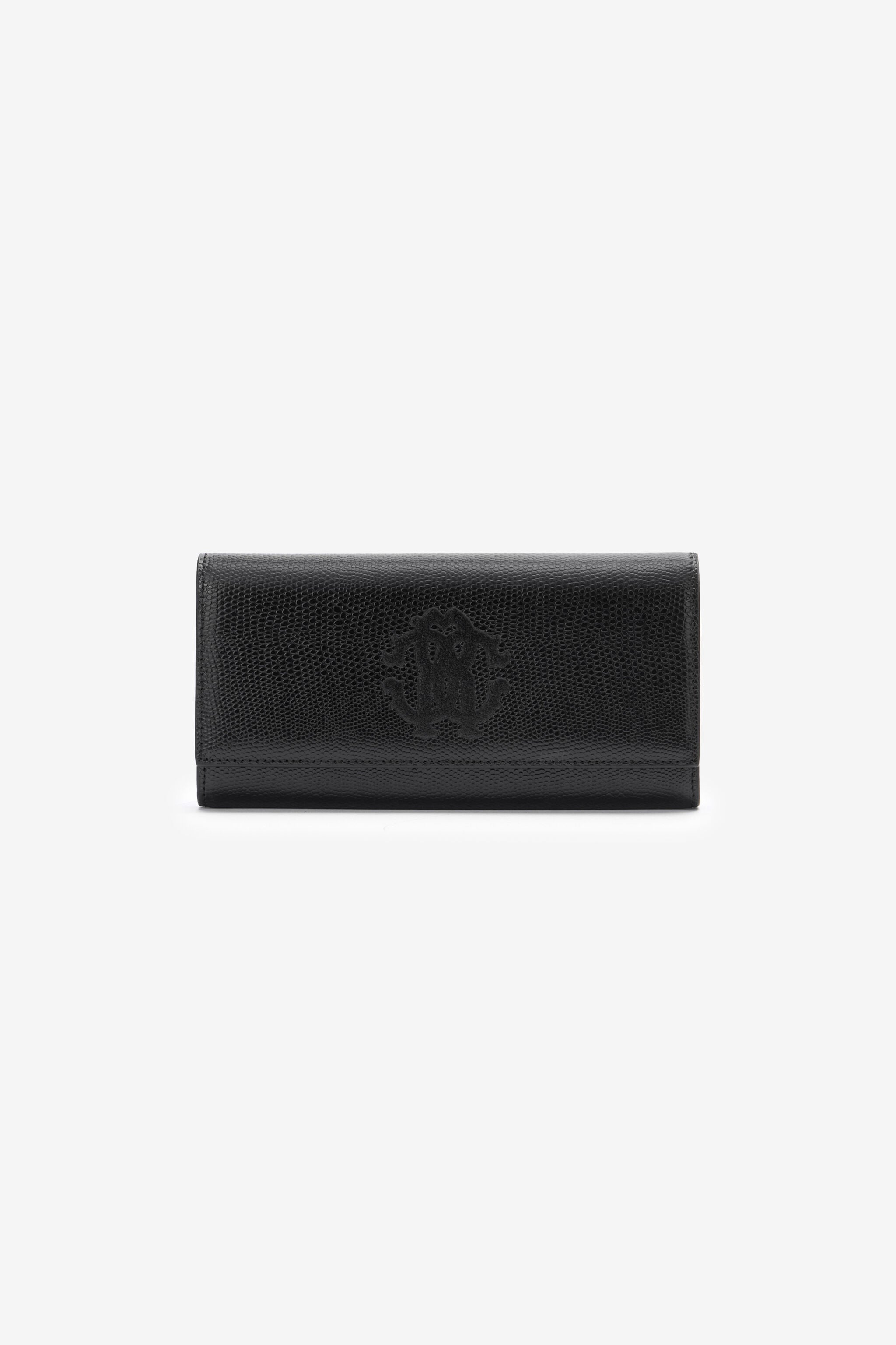 RC Wallet with flap and Monogram RC RC Wallet with flap and Monogram RC Black OOA00D-PZ015