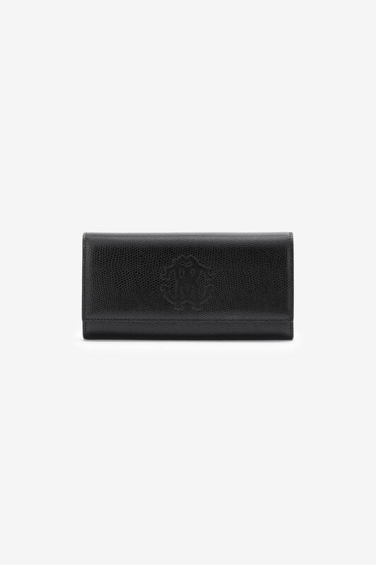 RC Wallet with flap and Monogram RC RC Wallet with flap and Monogram RC Black OOA00D-PZ015