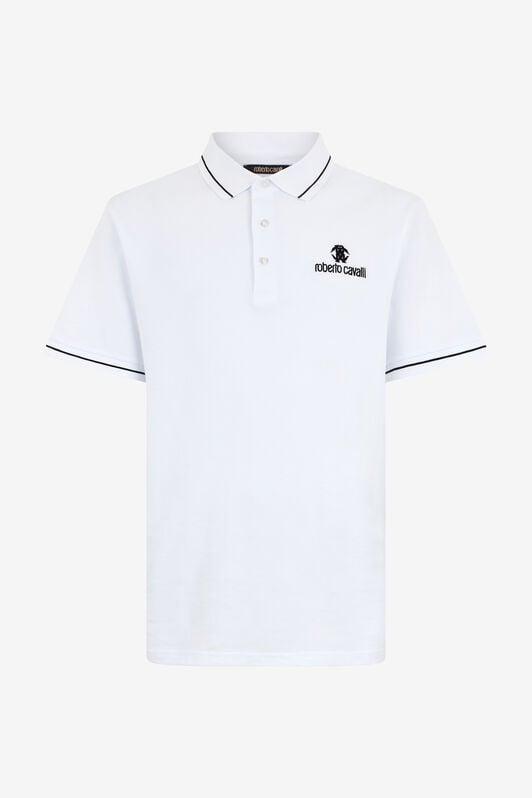 RC White Polo Shirt With RC Logo RC White Polo Shirt With RC Logo WHITE QOT64B-KB001