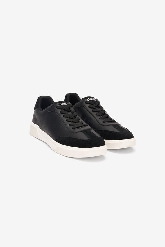 JC Sneakers With Perforated Logo JC Sneakers With Perforated Logo Black UFS017-UF292