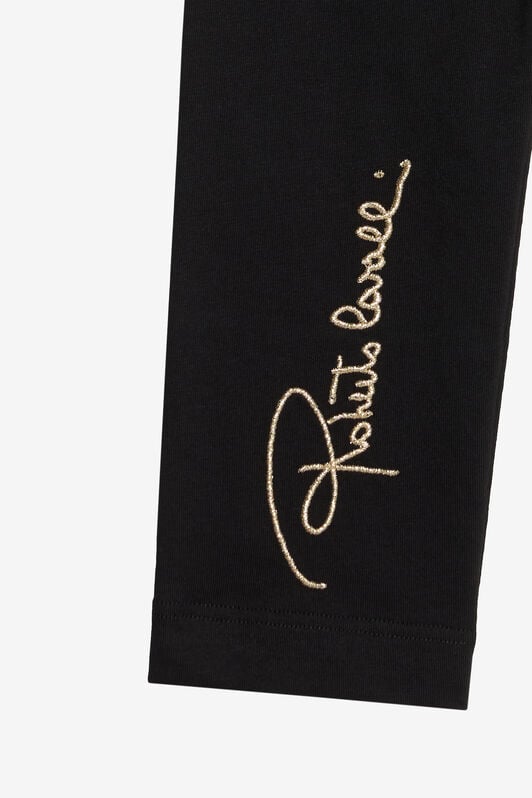 JU Sports Pants With Embroidered Logo JU Sports Pants With Embroidered Logo Black UJT23N-JD001