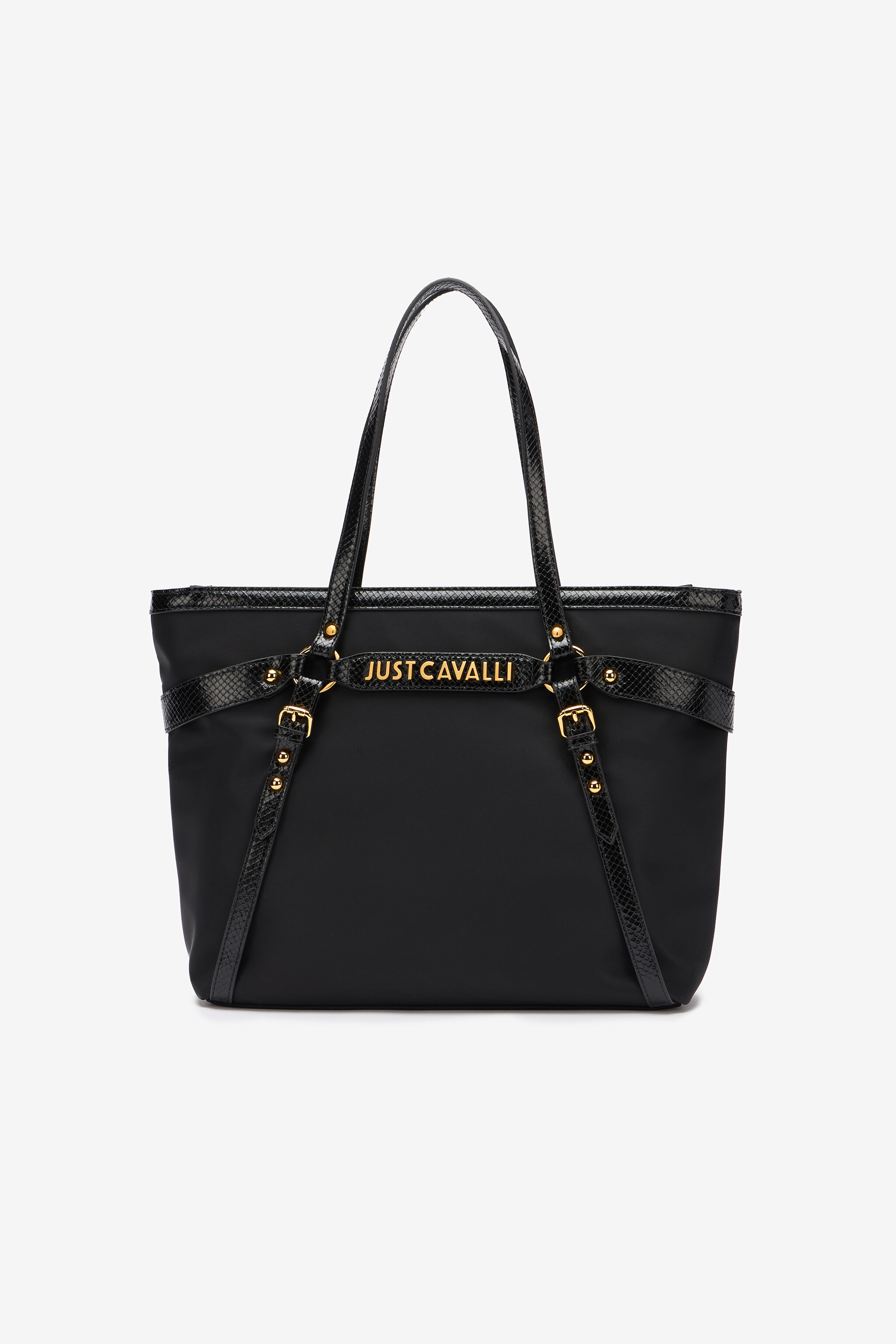 JC Shopper Bag With Straps JC Shopper Bag With Straps BLACK UFB097-UF466
