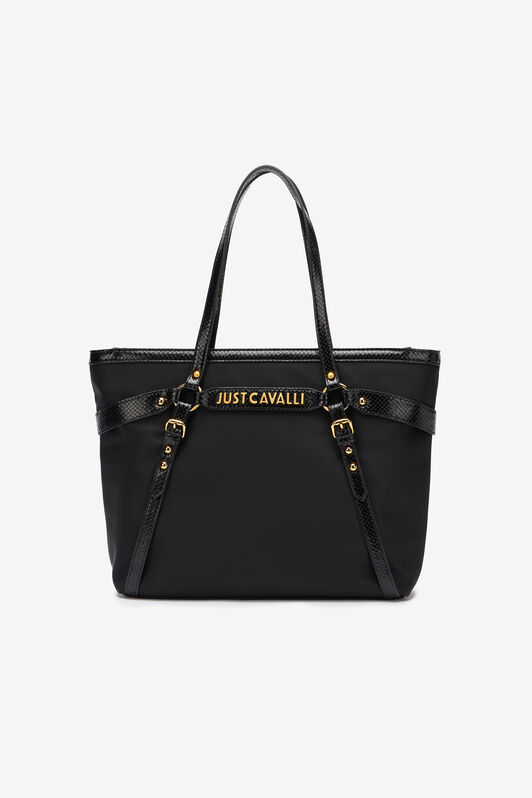 JC Shopper Bag With Straps JC Shopper Bag With Straps BLACK UFB097-UF466