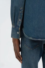 RC Blaues Jeanshemd Mit Monogram RC DARK BLUE SOJ71A-DL005