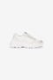 JC Baskets Chunky Blanches Avec Empiècements En Cuir JC Baskets Chunky Blanches Avec Empiècements En Cuir WHITE UFS036-UF358