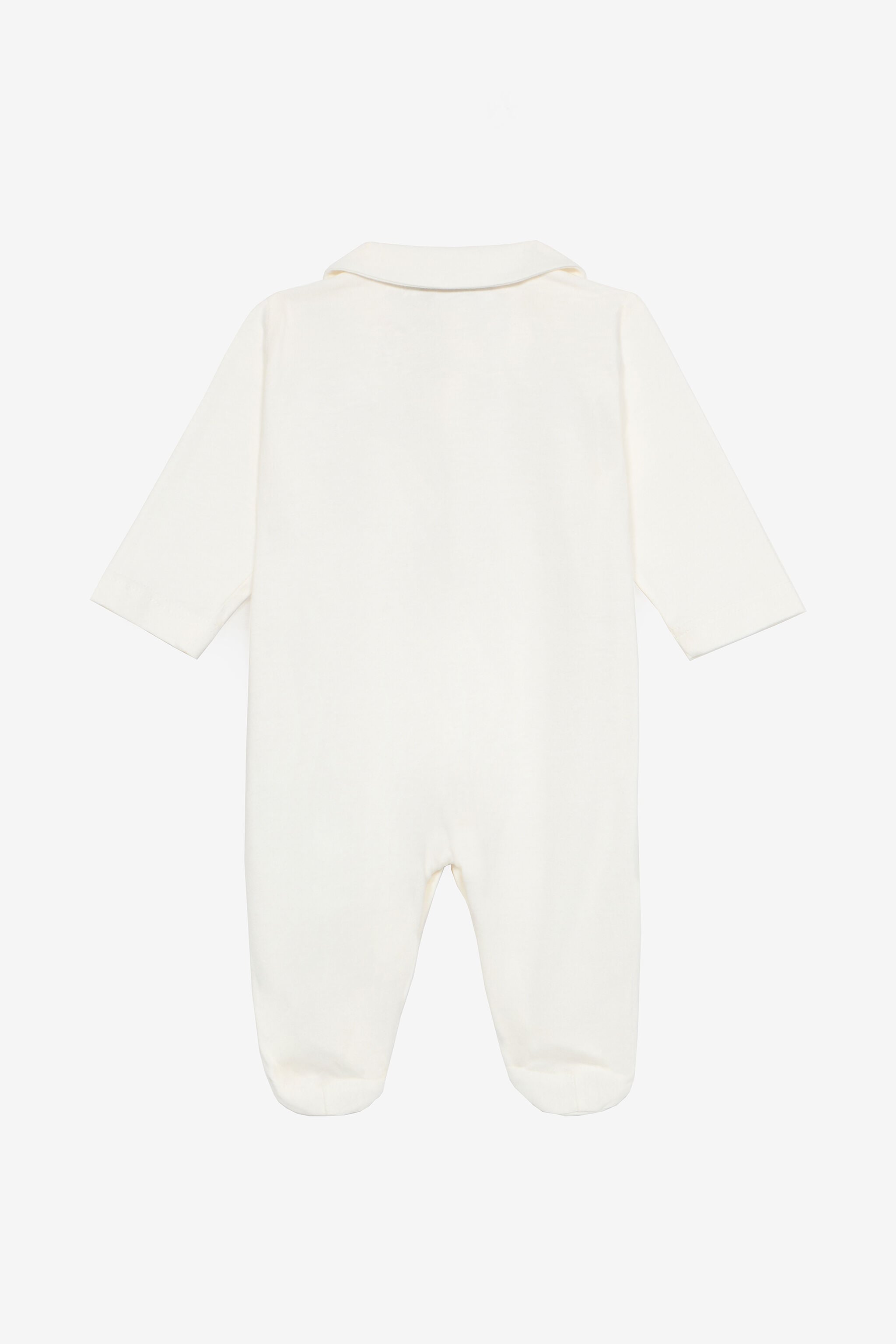 JU Ensemble Bonnet, Bavoir Et Grenouillère JU Ensemble Bonnet, Bavoir Et Grenouillère Blanc TJT820-JD001