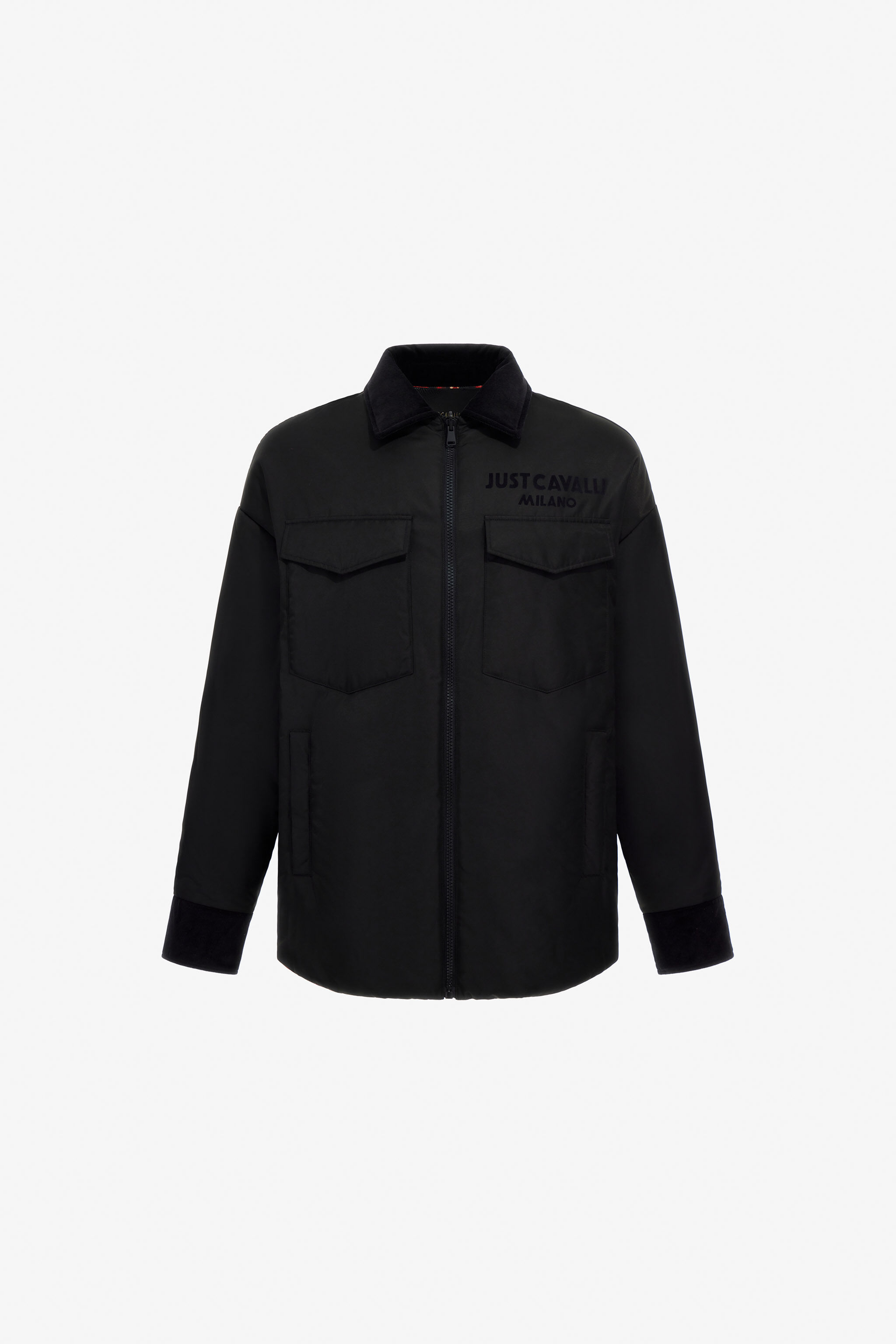 JC Just Cavalli Puff Jacket JC Just Cavalli Puff Jacket Black TFT069-TF093