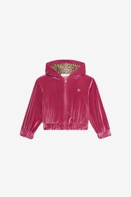 JU Velvet sweatshirt FUXIA BOUGANVILLE VJT69E-CJ001