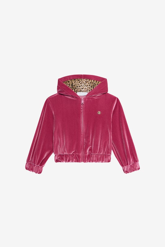 JU Velvet sweatshirt JU Velvet sweatshirt FUXIA BOUGANVILLE VJT69E-CJ001