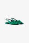 RC Le Pettegole Slingbacks Imprimé Malachite Vert TKS100-PZS76