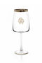 HO MONOGRAM PLATIND 2 WATER GOBLETS SET HO MONOGRAM PLATIND 2 WATER GOBLETS SET Grau RALA07-IA012