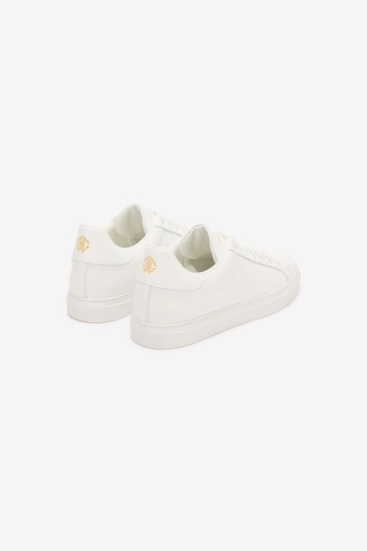 RC Sneakers with All-Over RC Monogram White POS01C-PZ085