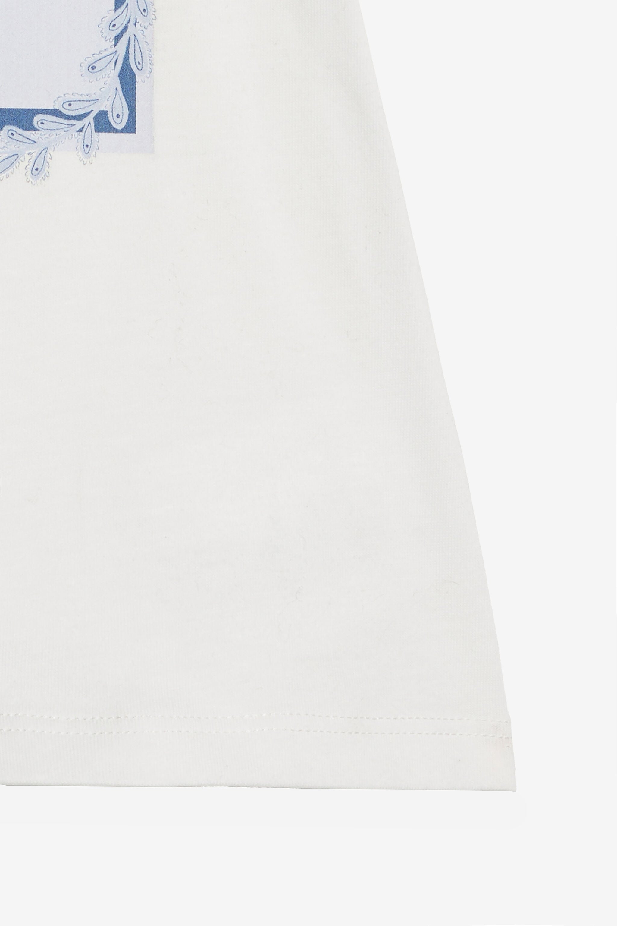 JU T-Shirt With Marine Print And RC Monogram JU T-Shirt With Marine Print And RC Monogram White UJT603-JD001