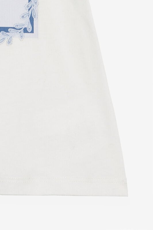 JU T-Shirt With Marine Print And RC Monogram JU T-Shirt With Marine Print And RC Monogram White UJT603-JD001
