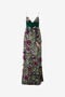 RC Robe Longue Noire Avec Décorations Multicolores RC Robe Longue Noire Avec Décorations Multicolores Noir VWR117-RT011