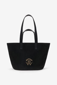 RC Borsa shopping nera con monogramma RC BLACK TOB00C-PZ559