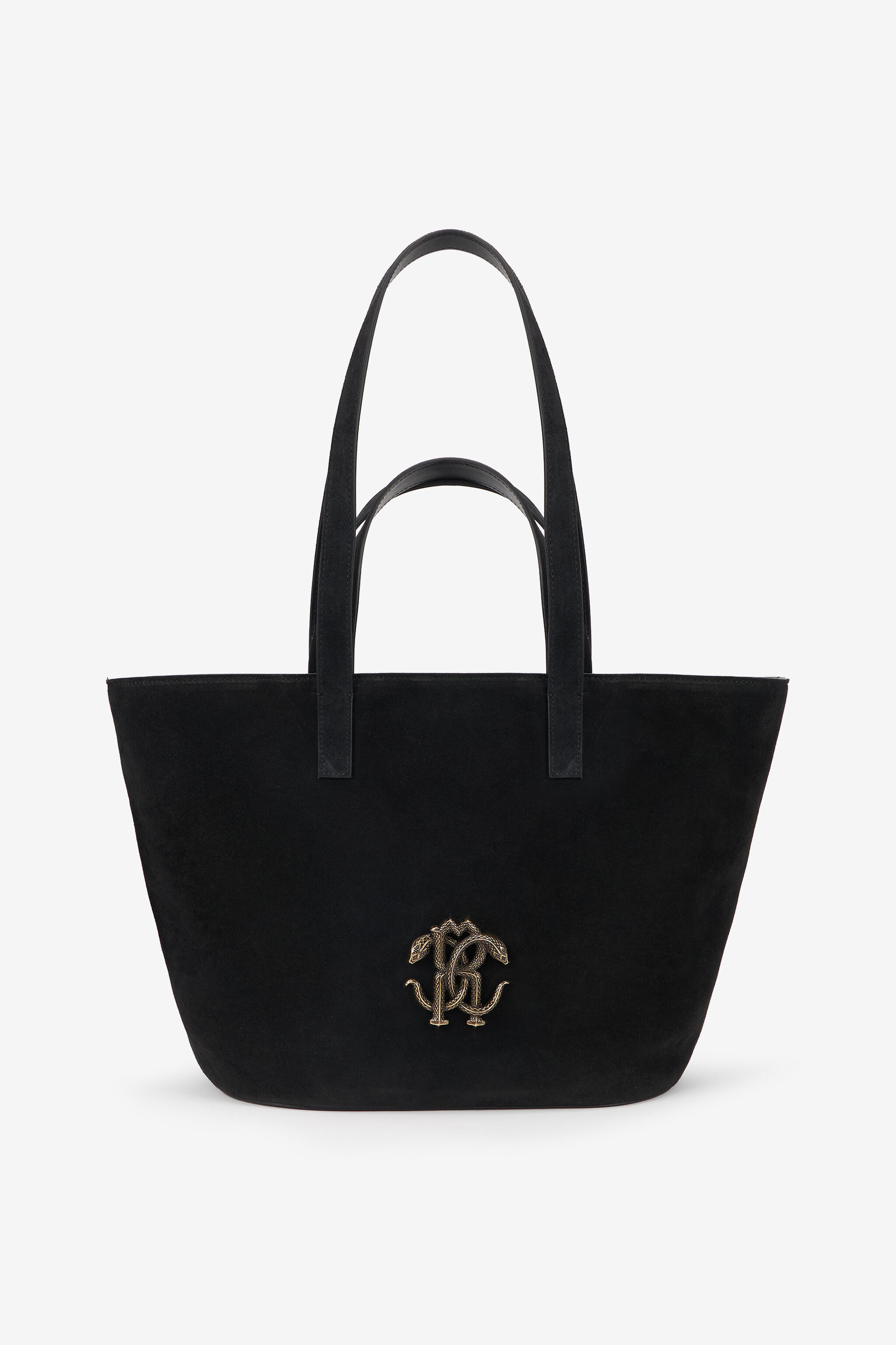 RC Borsa shopping nera con monogramma RC RC Borsa shopping nera con monogramma RC BLACK TOB00C-PZ559