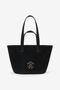 RC Borsa shopping nera con monogramma RC RC Borsa shopping nera con monogramma RC BLACK TOB00C-PZ559