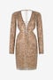 RC Robe Midi à Paillettes RC Robe Midi à Paillettes ARGENTO UWR165-FY038