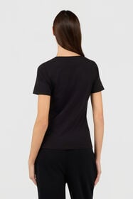 RC Schwarzes Slim-Fit T-Shirt BLACK TOT60A-JD003