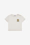 JU T-Shirt En Coton Avec Monogramme RC Milky white SJT618-JD001