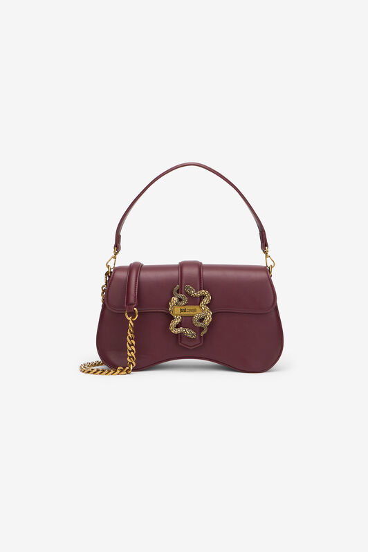 JC Sac porté épaule avec détail serpent JC Sac porté épaule avec détail serpent CORDOVAN XFB005-XF441