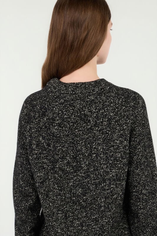 RC Black Sweater with Monogram RC Intarsia RC Black Sweater with Monogram RC Intarsia BLACK ROM60E-FEC30