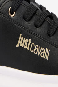 JC Black Sneakers With Leopard Detail BLACK VFS077-VF605