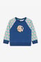 JU RC Monogram Cotton Sweatshirt JU RC Monogram Cotton Sweatshirt Blue RJT90E-CF050