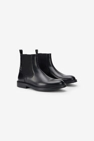 RC Black Chelsea Boots With Pull Tabs BLACK TOS00A-PZC15